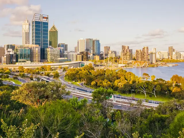 Perth from Kings Park, Perth WA